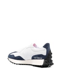 Chaussures de sport blanc et bleu marine New Balance