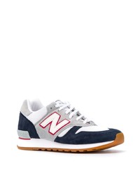 Chaussures de sport blanc et bleu marine New Balance