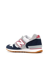 Chaussures de sport blanc et bleu marine New Balance