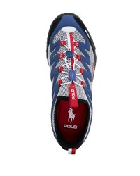 Chaussures de sport blanc et bleu marine Polo Ralph Lauren