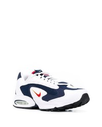 Chaussures de sport blanc et bleu marine Nike