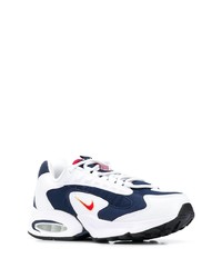 Chaussures de sport blanc et bleu marine Nike