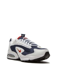 Chaussures de sport blanc et bleu marine Nike