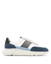 Chaussures de sport blanc et bleu marine Axel Arigato