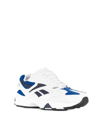 Chaussures de sport blanc et bleu marine Reebok