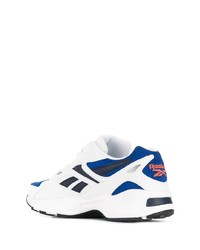 Chaussures de sport blanc et bleu marine Reebok