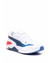 Chaussures de sport blanc et bleu marine Puma