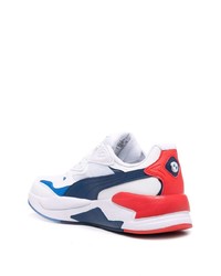 Chaussures de sport blanc et bleu marine Puma