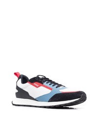 Chaussures de sport blanc et bleu marine Hugo