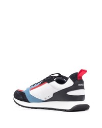 Chaussures de sport blanc et bleu marine Hugo