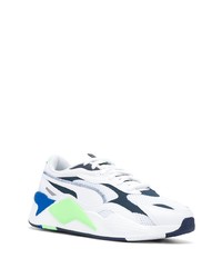 Chaussures de sport blanc et bleu marine Puma