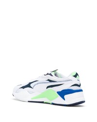 Chaussures de sport blanc et bleu marine Puma