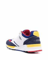 Chaussures de sport blanc et bleu marine Polo Ralph Lauren