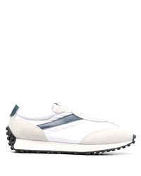 Chaussures de sport blanc et bleu marine Doucal's