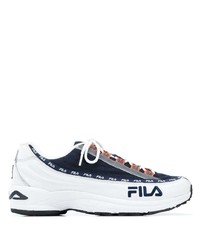 Chaussures de sport blanc et bleu marine Fila