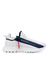 Chaussures de sport blanc et bleu marine Givenchy