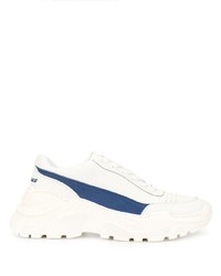 Chaussures de sport blanc et bleu marine Joshua Sanders