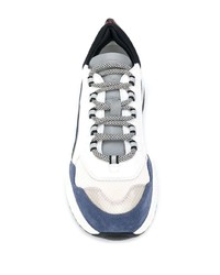 Chaussures de sport blanc et bleu marine DSQUARED2