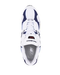 Chaussures de sport blanc et bleu marine New Balance