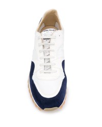 Chaussures de sport blanc et bleu marine Spalwart