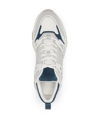 Chaussures de sport blanc et bleu marine Michael Kors