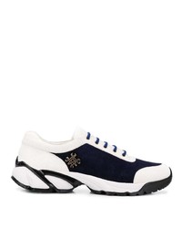 Chaussures de sport blanc et bleu marine Mr & Mrs Italy