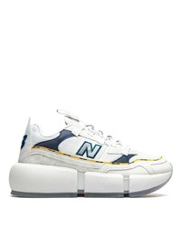 Chaussures de sport blanc et bleu marine New Balance
