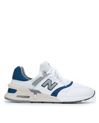 Chaussures de sport blanc et bleu marine New Balance