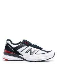 Chaussures de sport blanc et bleu marine New Balance