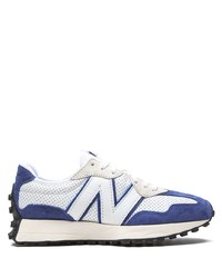 Chaussures de sport blanc et bleu marine New Balance