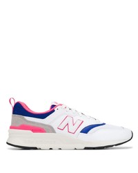 Chaussures de sport blanc et bleu marine New Balance