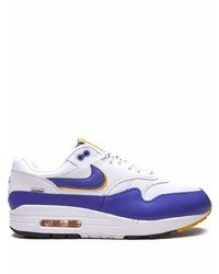 Chaussures de sport blanc et bleu marine Nike