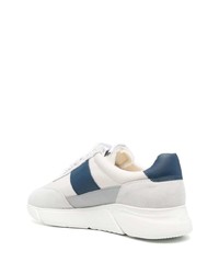 Chaussures de sport blanc et bleu marine Axel Arigato