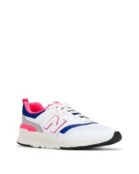 Chaussures de sport blanc et bleu marine New Balance