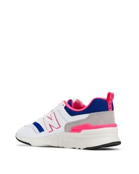 Chaussures de sport blanc et bleu marine New Balance