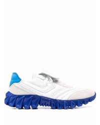 Chaussures de sport blanc et bleu marine Pantofola D'oro