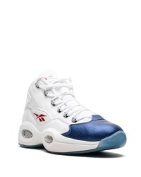 Chaussures de sport blanc et bleu marine Reebok