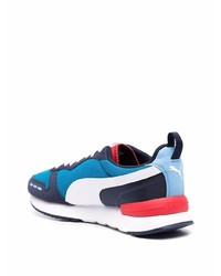 Chaussures de sport blanc et bleu marine Puma