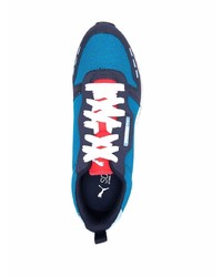 Chaussures de sport blanc et bleu marine Puma