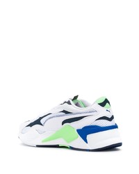 Chaussures de sport blanc et bleu marine Puma