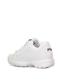 Chaussures de sport blanc et bleu marine Fila