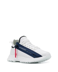 Chaussures de sport blanc et bleu marine Givenchy