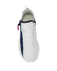 Chaussures de sport blanc et bleu marine Givenchy