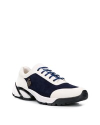 Chaussures de sport blanc et bleu marine Mr & Mrs Italy