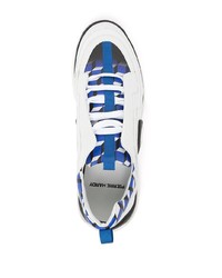 Chaussures de sport blanc et bleu marine Pierre Hardy