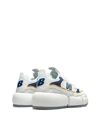 Chaussures de sport blanc et bleu marine New Balance