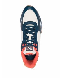 Chaussures de sport blanc et bleu marine Puma