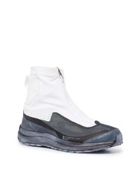 Chaussures de sport blanc et bleu marine 11 By Boris Bidjan Saberi