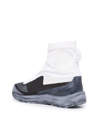 Chaussures de sport blanc et bleu marine 11 By Boris Bidjan Saberi