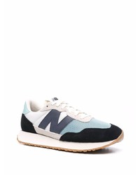 Chaussures de sport blanc et bleu New Balance